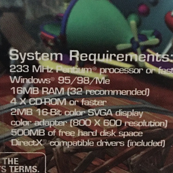 ❤️SALE-2/$20❤️VintageComputer Game - Picture 3 of 3